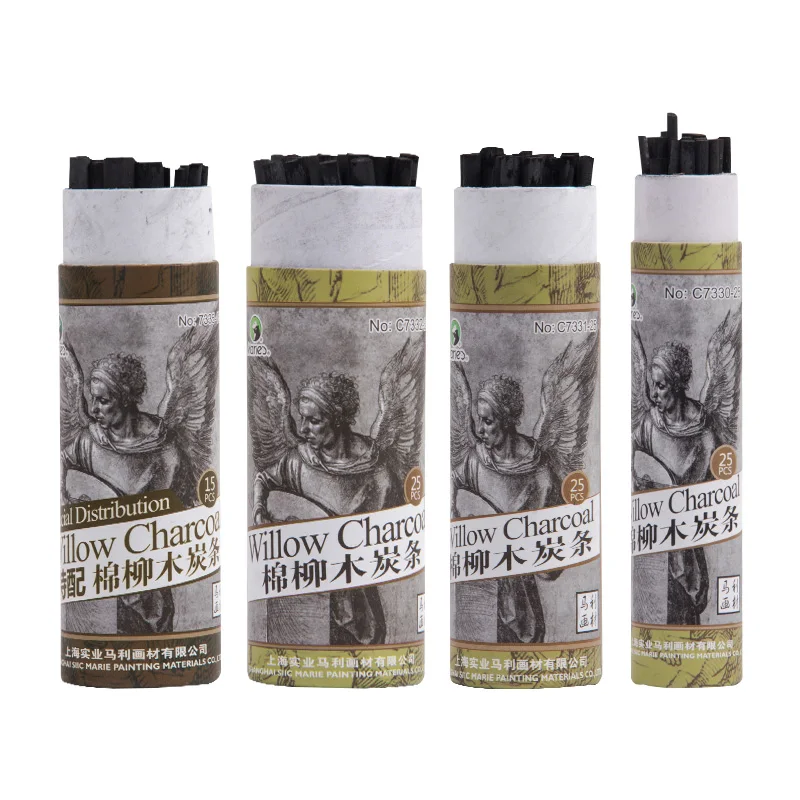 

Marley Sketch Carbon Bar Soft Sketch Carbon Bar Charcoal Bar Students School Art Supplies High Quality Pure Color