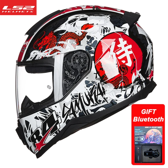 LS2 Motorcycle Helmet with Bluetooth 