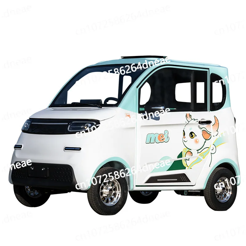 سيارة كهربائية بأربع عجلات منزلية صغيرة تعمل بالزيت والكهرباء للسيدات البالغات وموسيقى الرجل العجوز