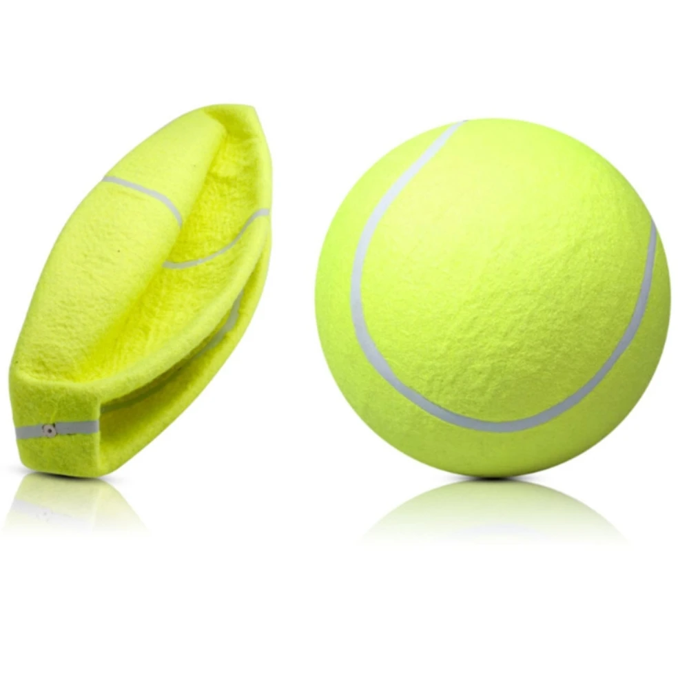 1PC Inflatable Tennis Ball 24cm - Durable Chew Toy for Outdoor Play - Perfect for Pets dog toys