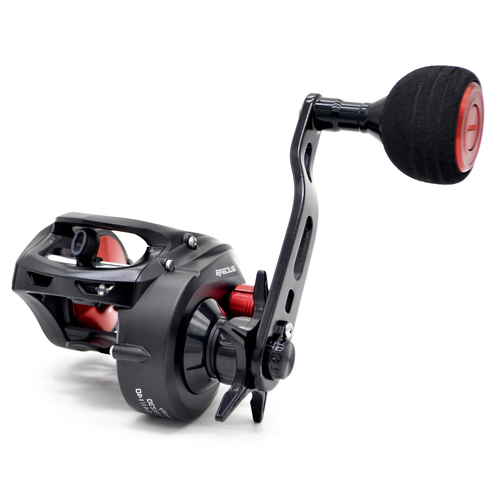 CAMEKOON 300 Size Baitcaster Reels 6.3:1 Smooth Powerful 12KG Drag  Saltwater Casting Fishing Coil Lightweight Baitcasting Wheel