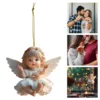 Valentine'S Day Cute Supplies Angel Baby 2d Flat Acrylic Bag Keychain Pendant Car Rearview Pendant Festival Popular Decorations 1