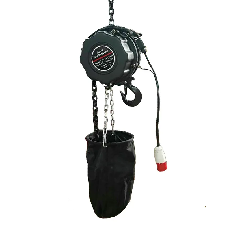 

Mini 0.5tons Professional Electric 1 Ton Chain Hoist Block Stage Hoist Crane
