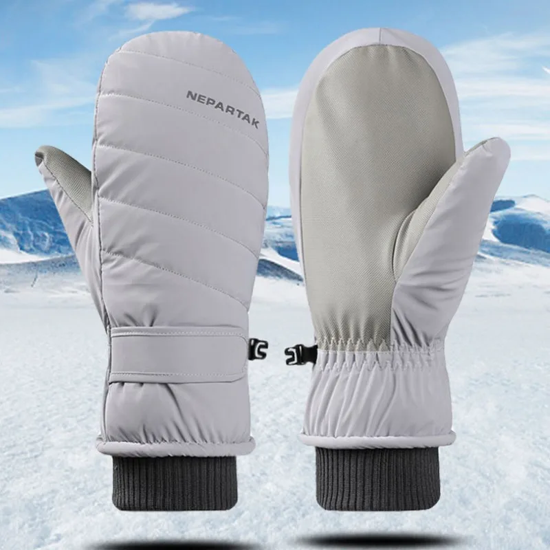 Vinter Kvinder Skiløb Snowboard Kan Touch Screen Vandtæt Ski Vante Termisk Fleece Sne Handsker Snescooter vanter_voghion.com