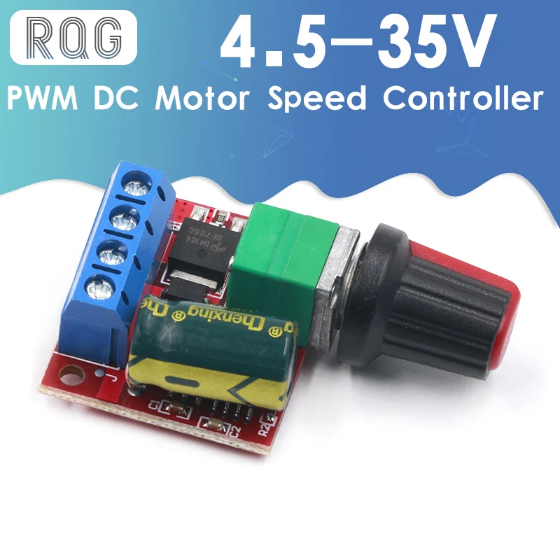 DC 4.5V-35V 5A 20khz LED PWM DC Motor Controller Speed Control Dimming Max 90W Newest 1