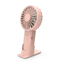 

Handheld USB Charging Dual Motor Small Fan Mini Portable Bracket Dual Motor Double Blade Wind Large Silent Small Fan
