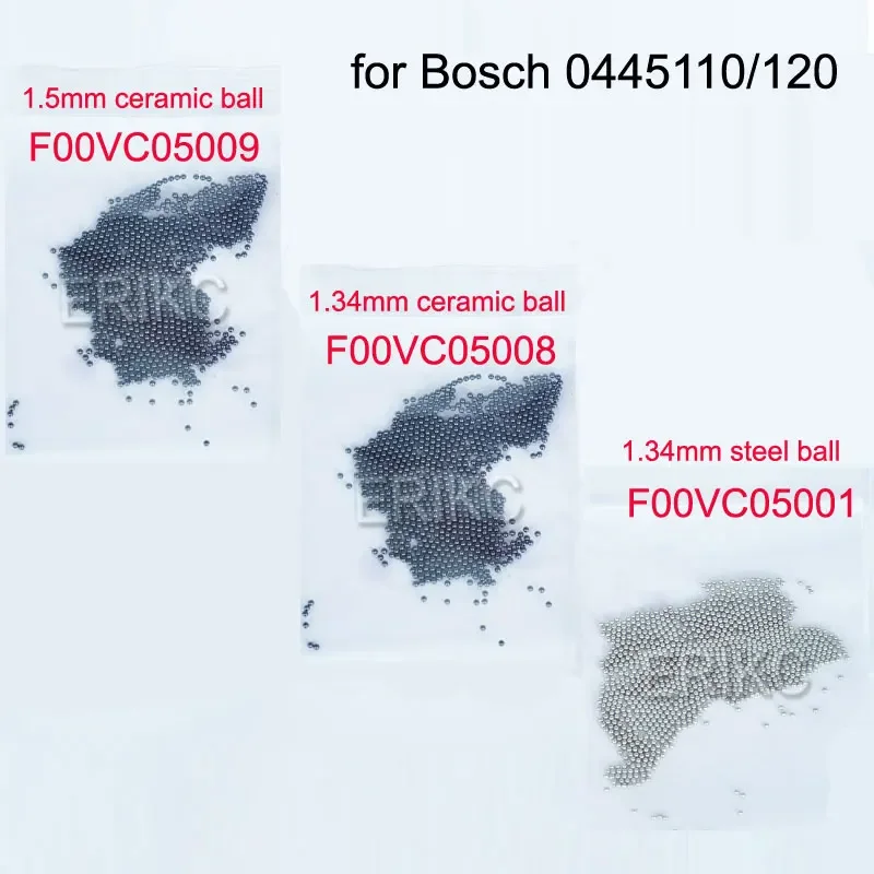 1.34mm Ceramic Ball CR Injector Steel Balls Fuel Injector Valve Repair Kits 1pcs fuel injector cleaner diesel injector tube fuel injector removal tool repair kit gasket