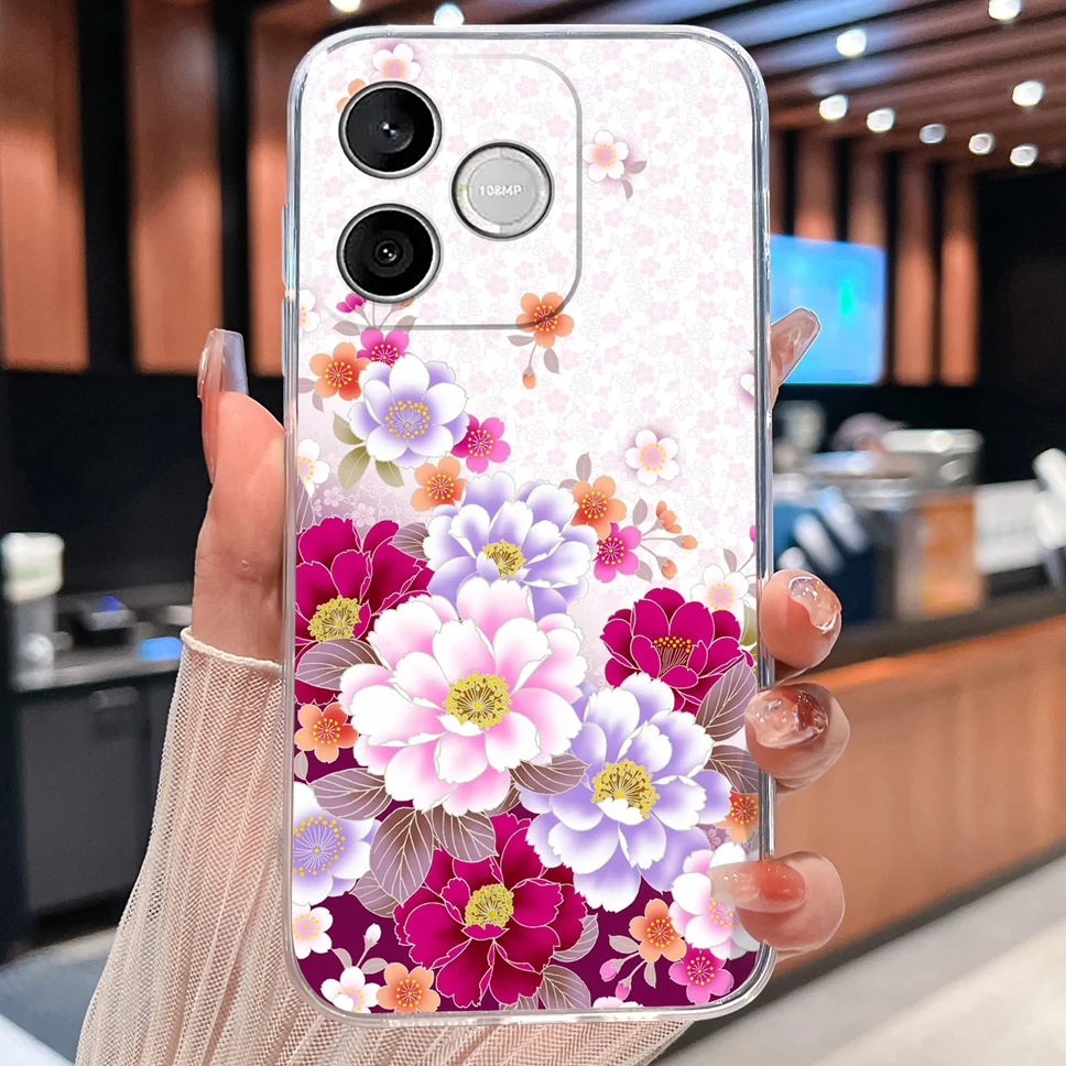Refreshing Lemon Transparent Shockproof Soft TPU Silicone Phone Case
