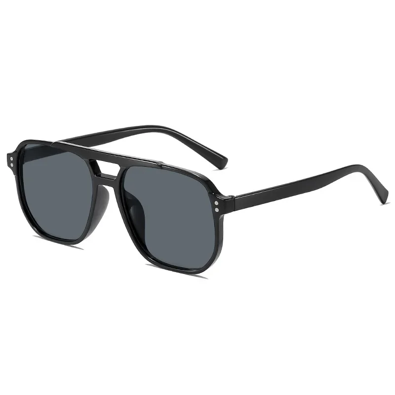 Männer Platz Shades Marke Designer Unisex Sonnenbrille Gelbe Linse Männlich Weiblich Sonnenbrille Vintage Männer Frauen Große Sonnenbrille – Detail 7