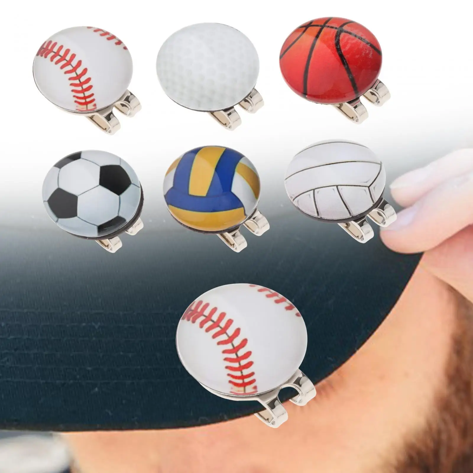 Golf Ball Marker Novelty Professionals Golf Cap Clip Magnetic Golf Hat Clip