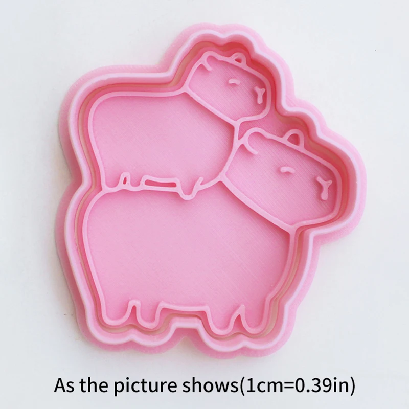 Cake Baking Tools Cartoon Capybara Shaped Cookie Cutter Cute Animal Fondant Biscuit Mold Cake Decoration Tools Baking Accessories Kitchen Gadget