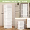 7Tier Rotating Shoe Rack Tower,Free Standing 360°Revolving Shoe Organizer and Storage Hold Over 56Pairs of Shoes,Room Decor Shoe 2