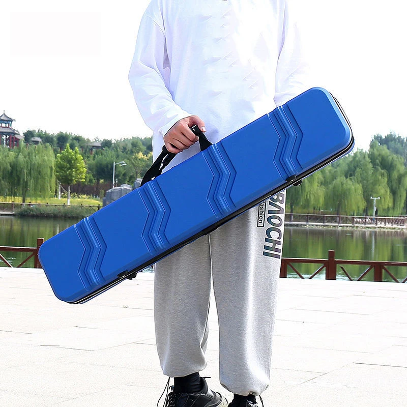 80 90 100 120 125 130CM Portable abs Fishing Rod Bag Fishing Auxiliary Bag  Thick Hard Case Rod Cover 낚시 하드 케이스 чехол для удочек