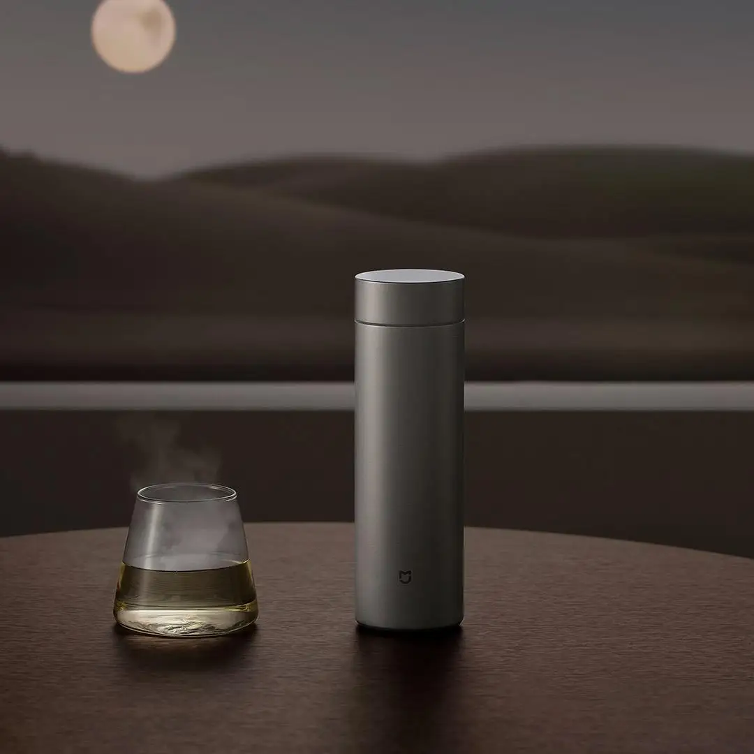Xiaomi Mijia Thermos Cup Ti 2 480ml Pure Titanium Medical Material 6h Keep Warm Water Bottle No Harmful Vacuum Flask for Tea 3