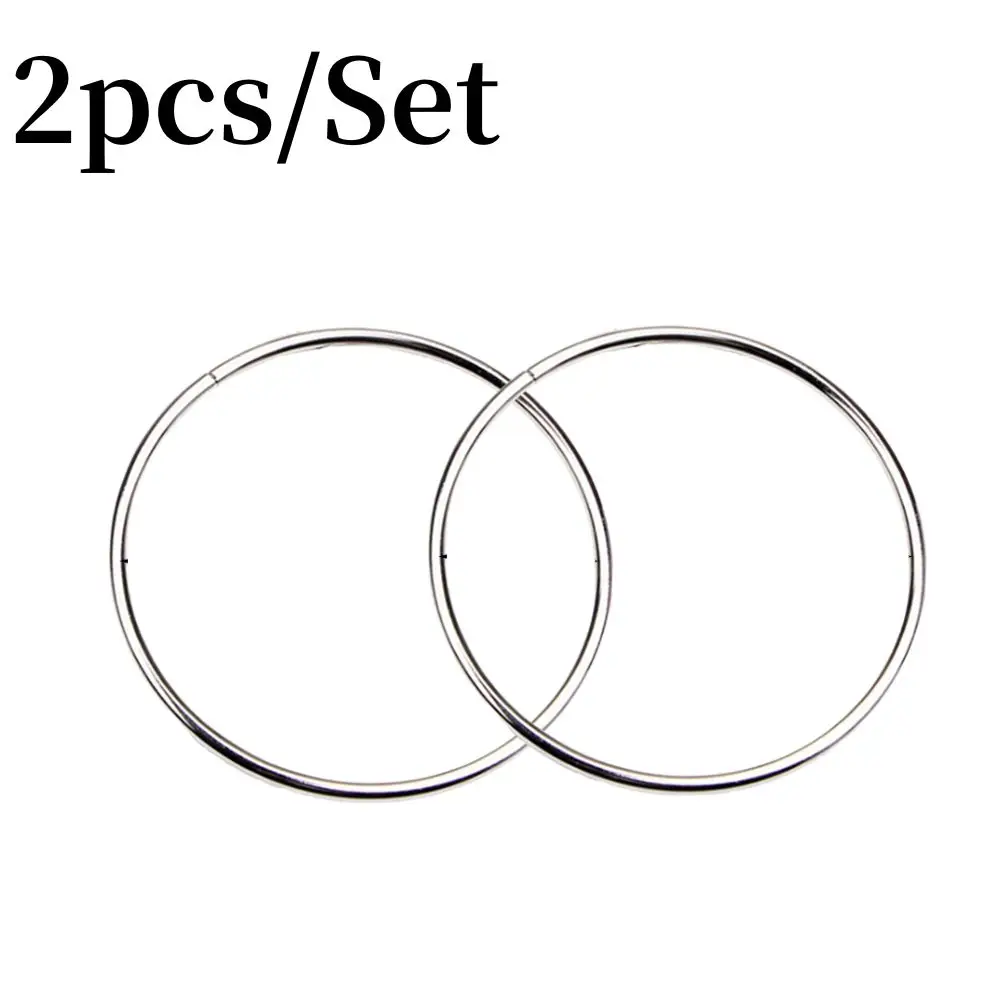 2pcs/Set Metal Round Purse Sewing Frame DIY Bag Handles For Bag Making Purse Handles 7.5/10CM Replacement Hardware For DIY Bag