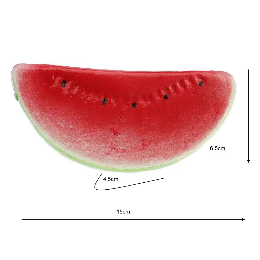 1pcs Simulation Watermelon Foam Fruit Model Decoration Cross-border Photography Props Home Window Display Decoration artificial fruits and vegetables