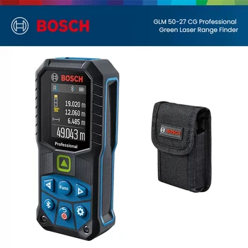 Misuratore laser verde Bosch GLM 50-27 CG 50M Telemetro laser Ip65 App Bluetooth Telecomando Misuratore di distanza professionale Righello