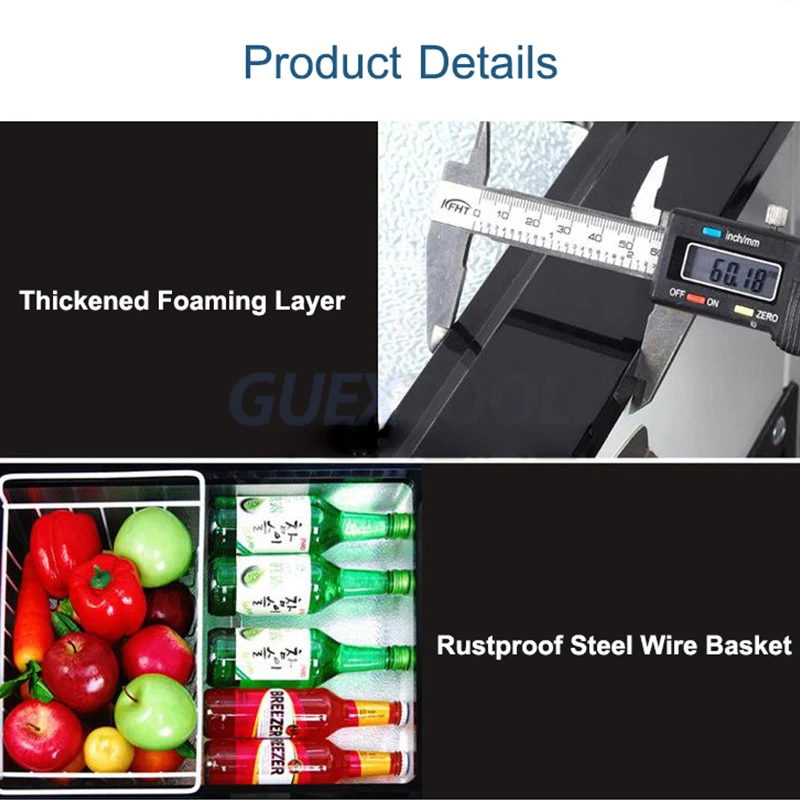 Kitchen Refrigerator Geladeira For Home Freezer Fridge Commercial nevera frigobar Single Door Beverage Freezer Icebox 6