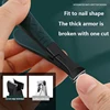Nail Clipper Set File Stainless Steel Anti Splash Finger Cutter Manicure Tool Designer Catcher Ingrown Toenail Scissors Pedicure 3