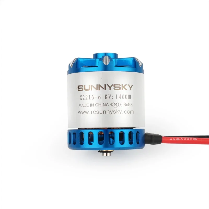 Sunnysky X2216 III V3 RC Brushless Motor, Short/Long Shaft, KV880/950/1100/1250/1400/2600 for Fixed Wing RC Airplane thumbnail 4