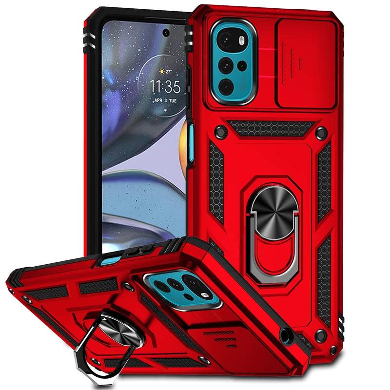 Enhanced Magnetic Phone Holder Bumper Case – Full Cover with Push Window Design