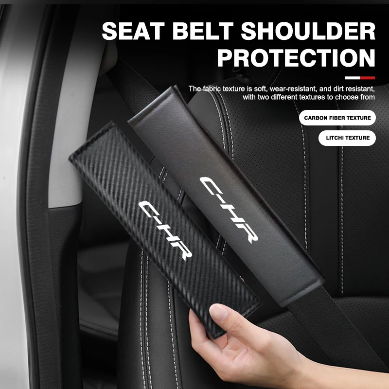 Car Seat Belt Cover Seatbelt Shoulder Pad Cushions For Toyota GR Sport  Gazoo Racing Yaris 86 Corolla Hilux Supra CHR Accessories - AliExpress