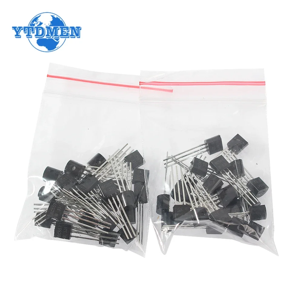 50PCS BC327 BC337 BC547 BC548 BC549 BC550 BC556 BC557 BC558 C1815 C945 TO-92 Transistor Triode NPN bjt transistor transistors kit triac transistor