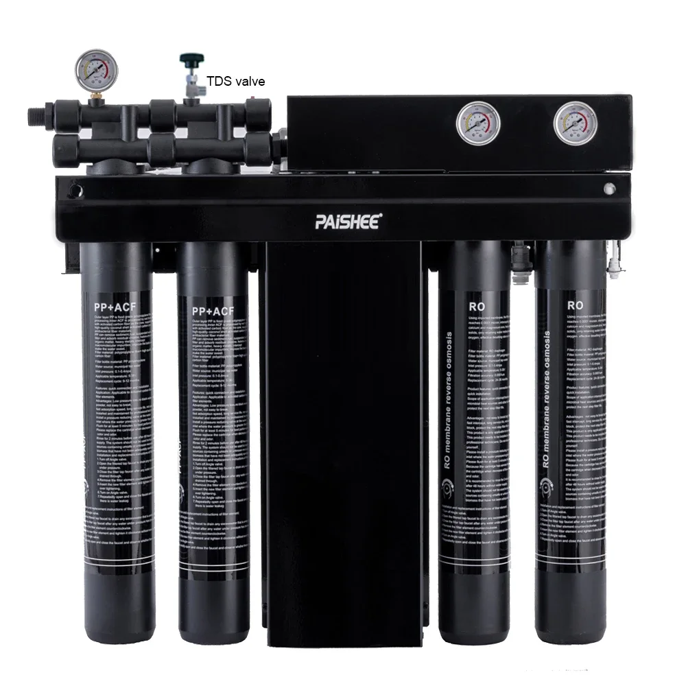 2000GPD high flow RO System Wall-Mounted 0.25TPH ice machine coffee shop canteen reverse osmosis Water Filter for Commercial