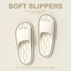 Ultra Light Soft Slippers Simple Fashion Slippers EVA Elastic Shoes Colorful Simple Sneakers Door Bathroom Flip Flop Sandals 2