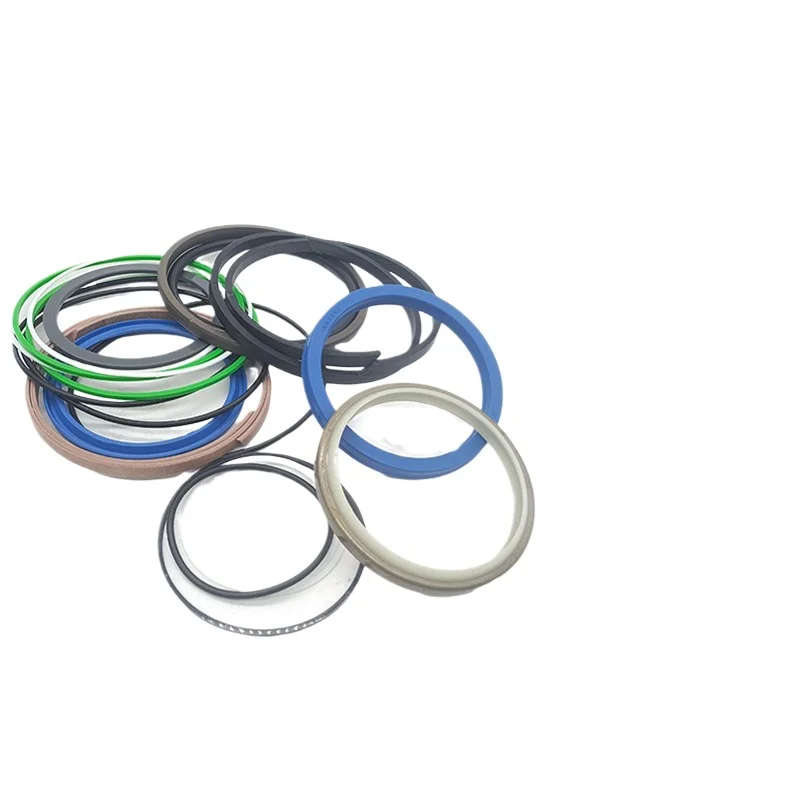 

Fot Kobelco 60 120 200 210 250 260 8Big arm mid arm small arm cylinder oil sealing repair kit Excavator Parts