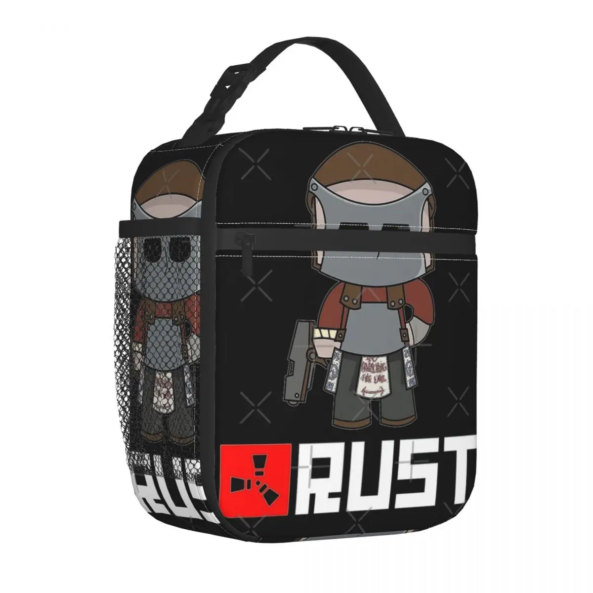 

Изолированная сумка для обеда ржавчины для игр Merch модная ткань Оксфорд ежедневный многостильный