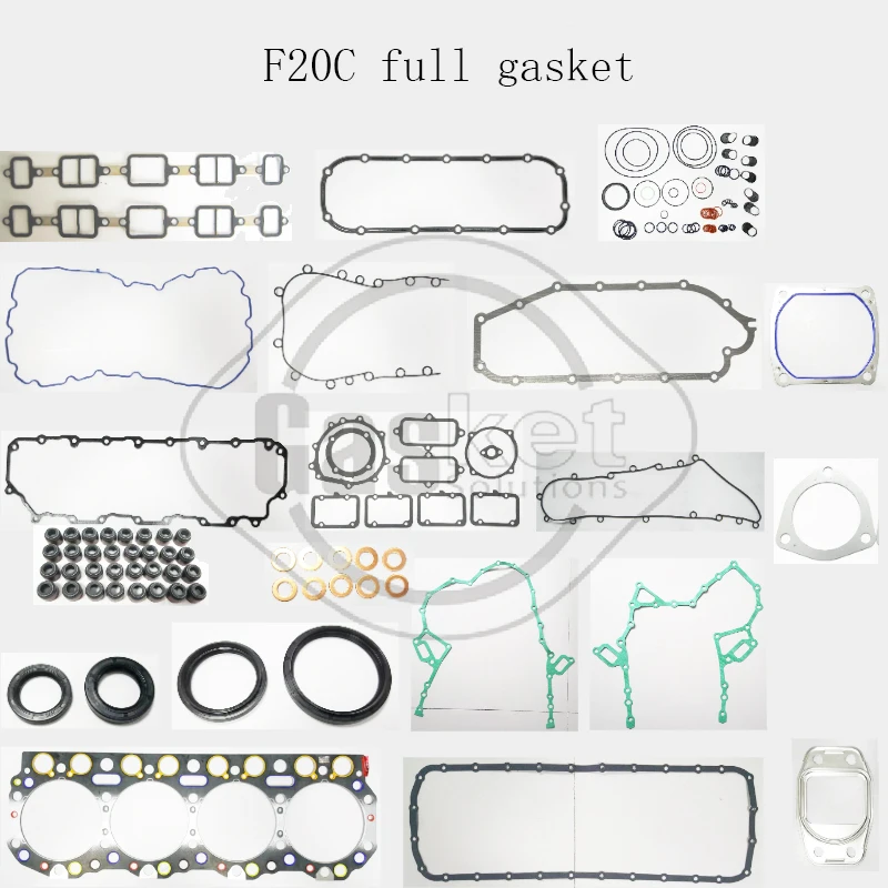 

F20C F20C F21C Full Gasket Set For Hino Diesel Engine overhaul package non-asbestos & asbestos