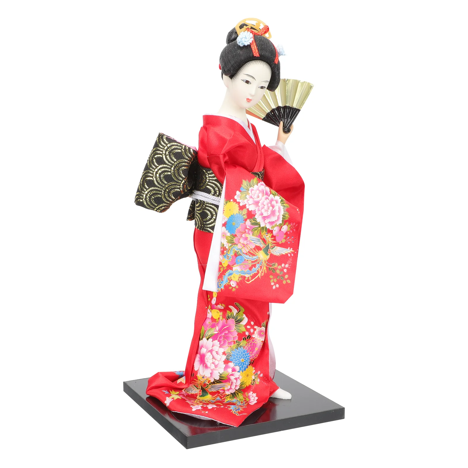 

Kimono Ornaments Japanese Kabuki Folk Crafts Tabletop Decorate Geisha Resin Style Desktop Adornment Girl