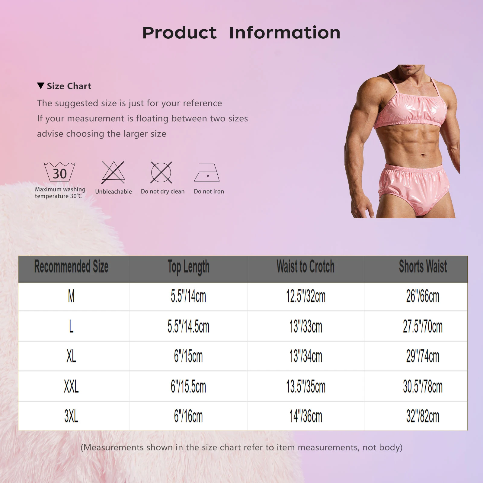 Mens 2 Piece Bathing Suit Waterproof Bikini Sets Adjustable Straps Cropped Cami Top with Briefs Swim Bottoms Swimsuit Beachwear - 6