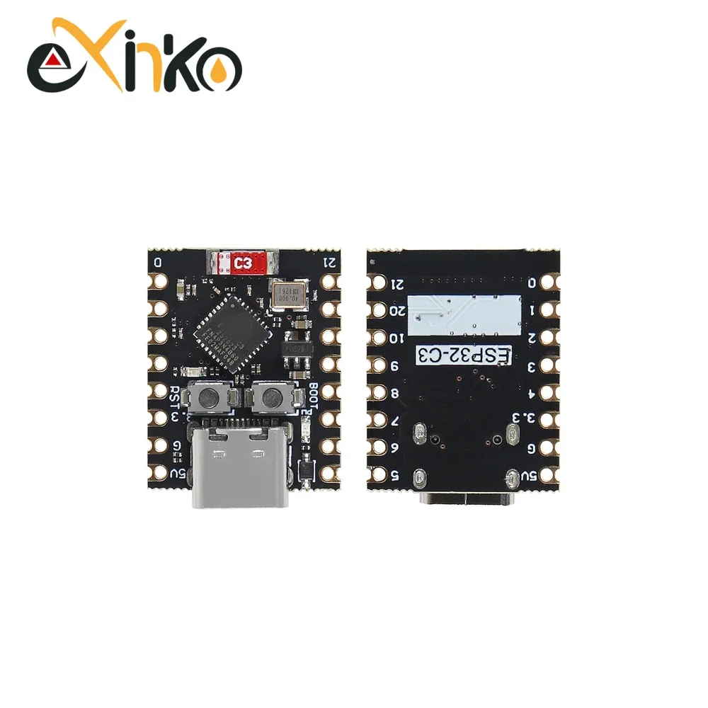 รูปสินค้า ESP32-C3 โมดูลพัฒนา WiFi Bluetooth 4MB Flash สำหรับโปรเจกต์ IoT