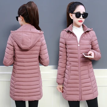 Winter Jacket 2022 Fashion Loose Down Cotton Women Coats Parkas Female Casual Warm Outerwear Hooded Winter Coat Plus Size 6XL