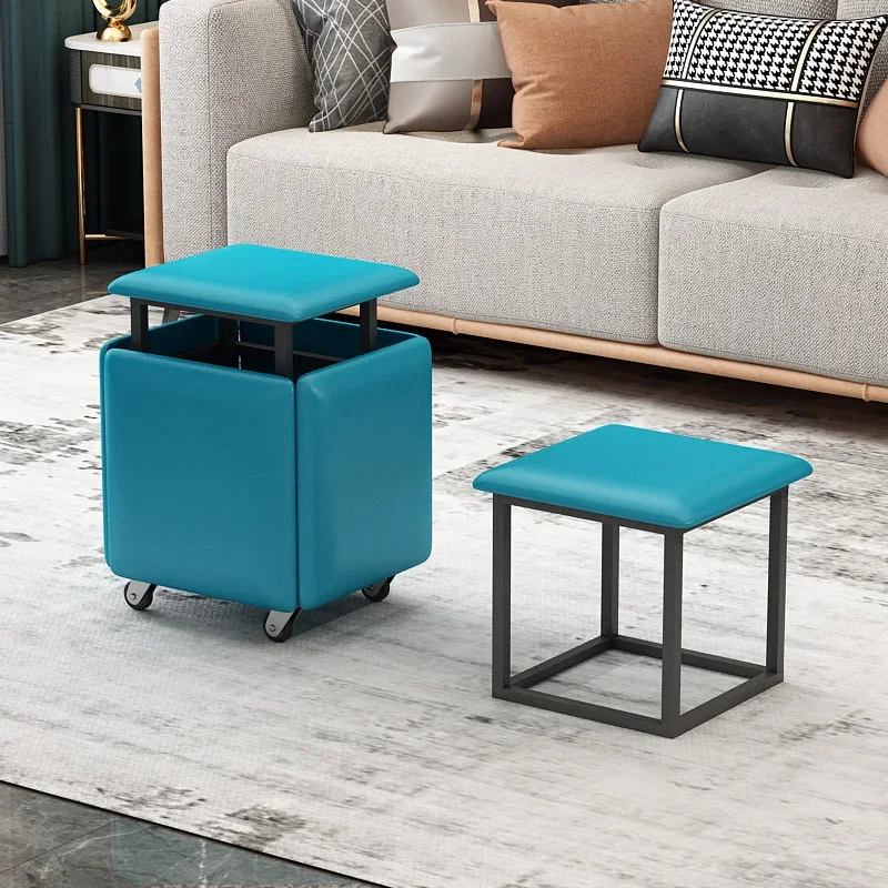 Storage Stool Rubik's Cube Stool Folding Storage Ottoman