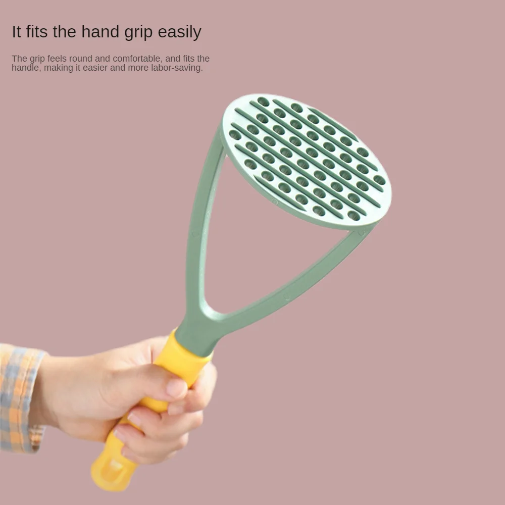 Potato Masher Pressed Potato Ricer Puree Juice Maker Portable Potato Pusher Smooth Mashed Potatoes Crusher Fruit Tools Home Kitchen