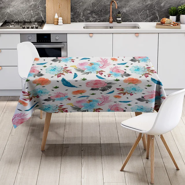 Romantic Floral Tablecloth 6