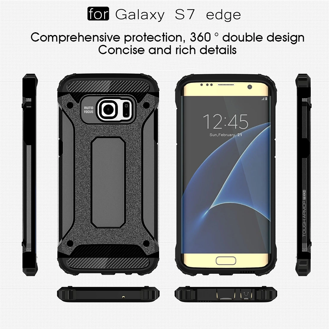 Durable Dual-Layer Protective Phone Case - Shockproof and Drop-Resistant Cover