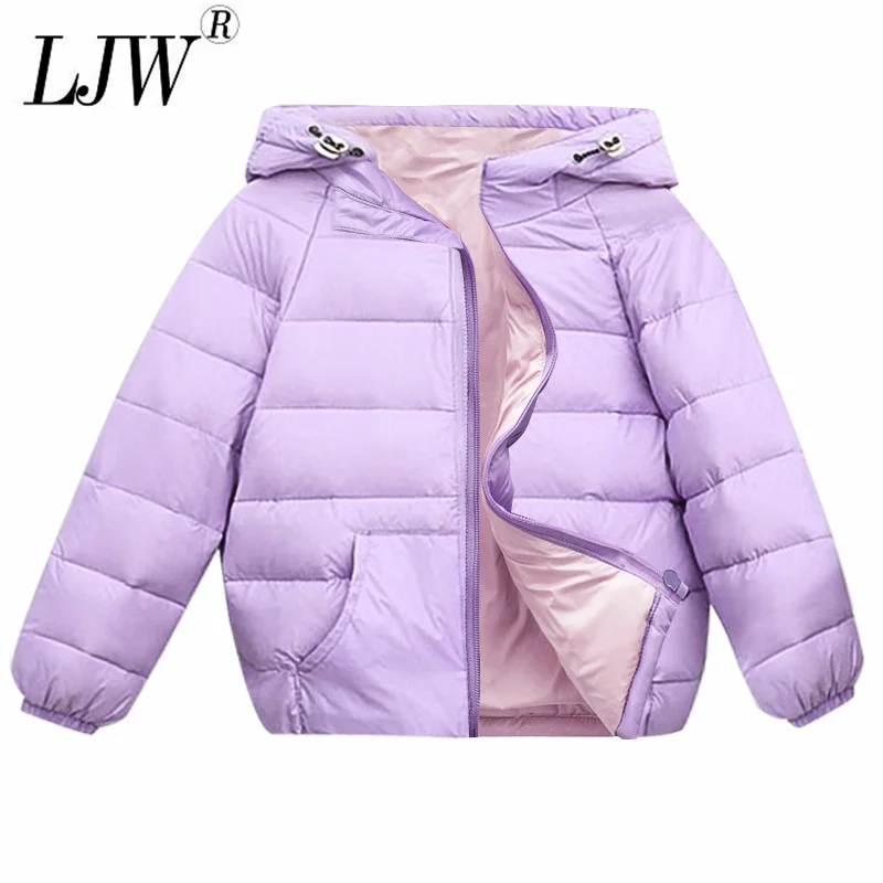 Children's Lightweight Down Jacket Boys Girls Candy Color 2-8 ye