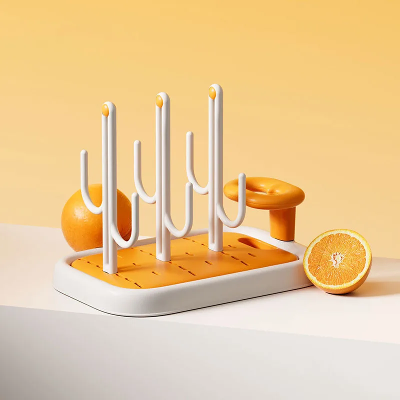 Bottle Drying Rack, Drain Bottle Rack, Drying Brush, Pacifier Brush Holder