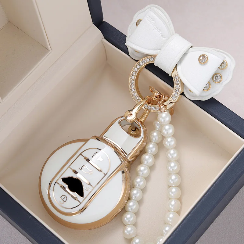 Модный чехол для автомобильного ключа, флип-чехол для ключа с дистанционным управлением, Защитный корпус для BMW Mini Cooper Countryman Clubman F54 F55 F56 F60 Модный чехол для автомобильного ключа, флип-чехол для ключа с дистанционным управлением, Защитный корпус для BMW Mini Cooper Countryman Clubman F54 F55 F56 F60