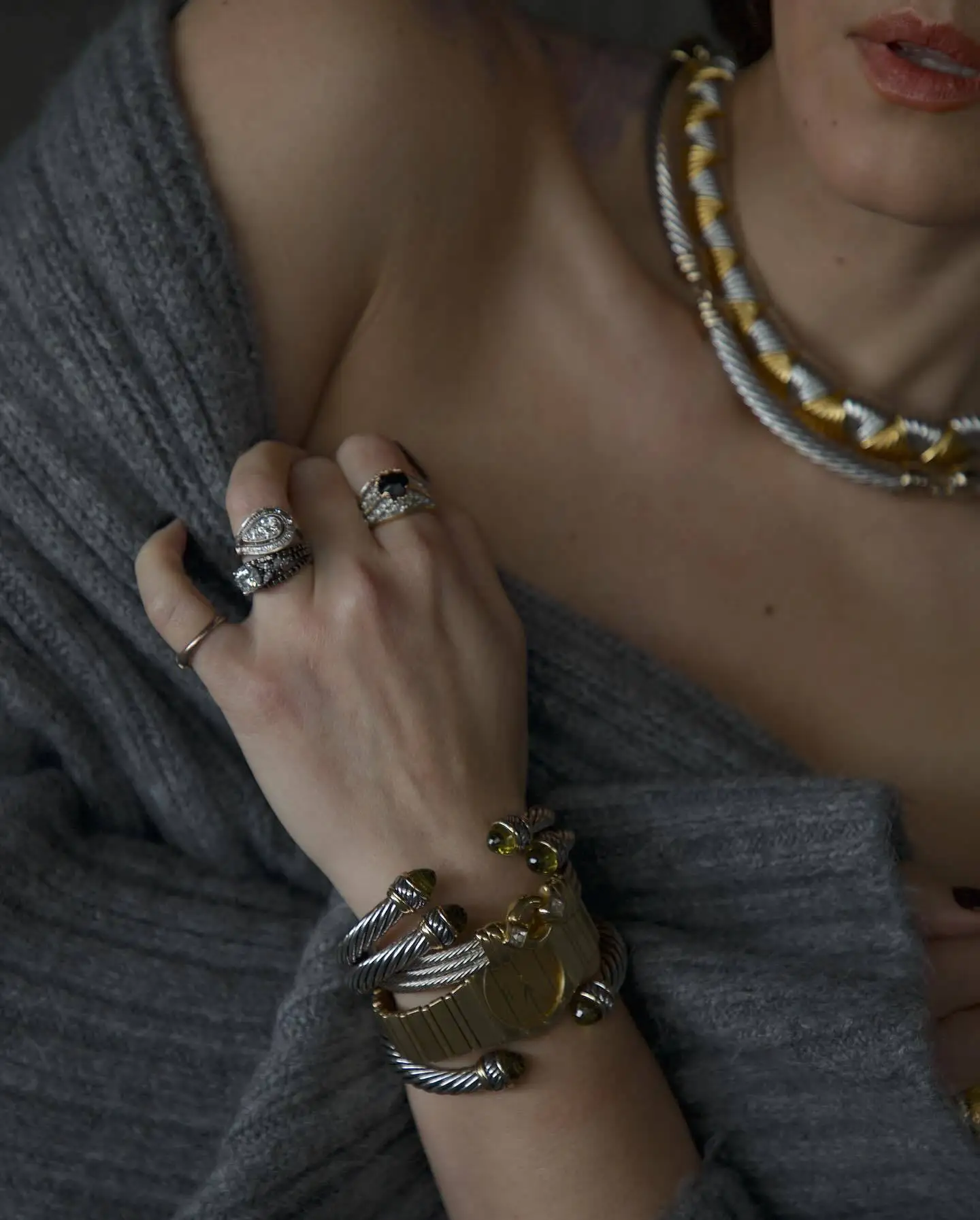 Knit Sweater Pullover For Women Loose Off-Shoulder Ribbed Long Sleeve Fashion Streetwear Knitwear Casual Autumn Sweater