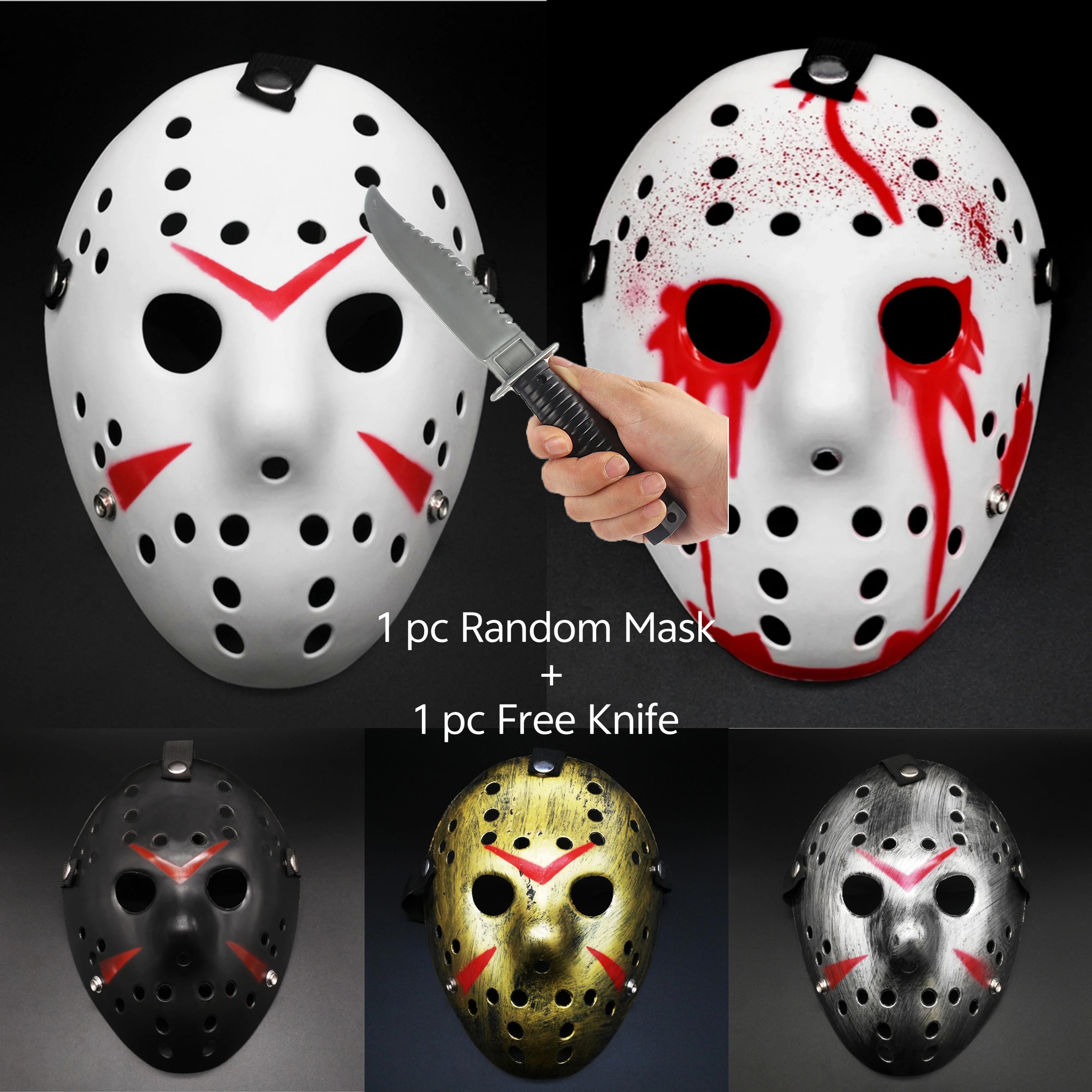 할로윈 공포 제이슨 마스크 롤 플레잉 마스크 공포 무서운 카니발 파티, 피 묻은..