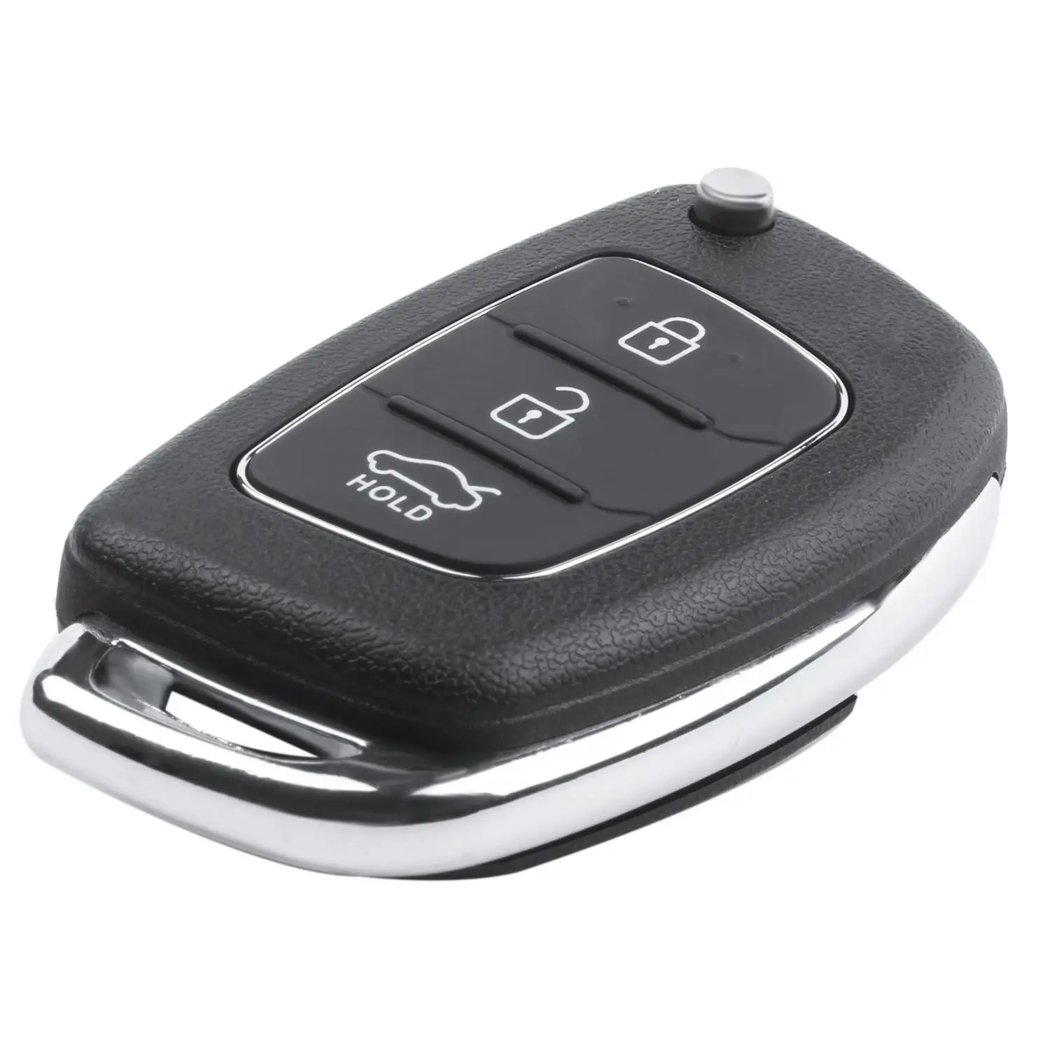 

Flip Key Shell fit for ix45 Remote Key Case Fob 3-Button Black