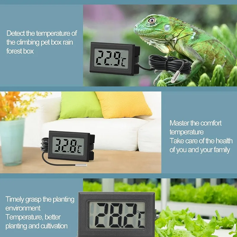 Waterproof Digital Thermometer Probe For Aquarium Fish Tank