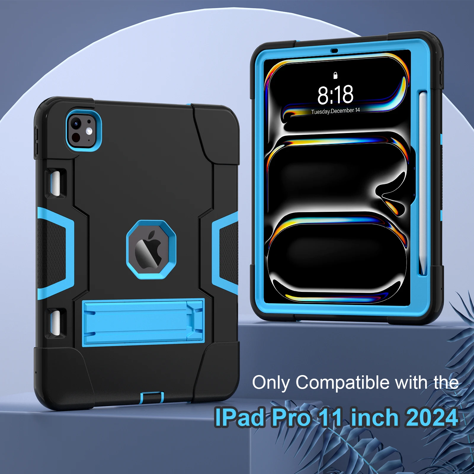 Premium Shockproof Tablet Case with Adjustable Stand and Enhanced Protection