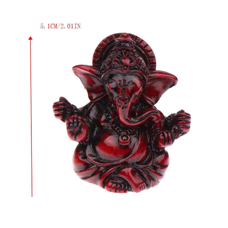 레진 가네샤 부처님 조각상, 코끼리 신 조각, 가네쉬 인형, 인공 돌, 가정 정원, 부처님 장식 동상