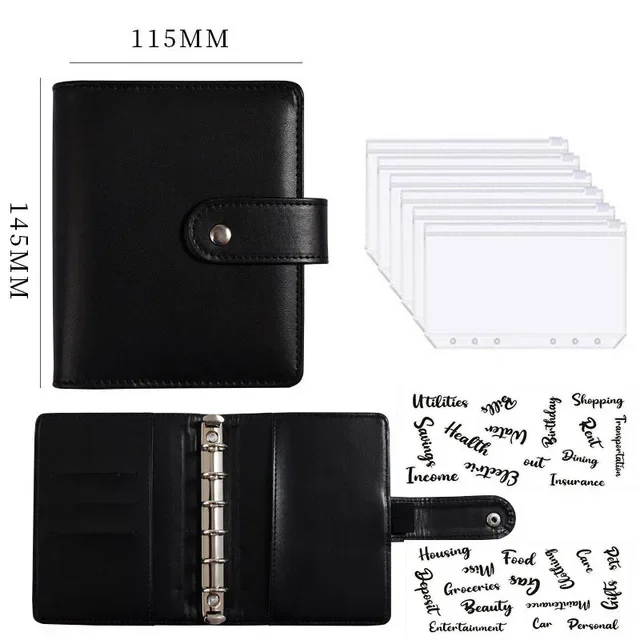 Budget Binder Notebook with Cash Envelopes for Money Management and Savings Organization